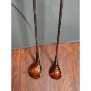 Pinseeker RB-350 1 & 3 Wood VTG Steel Shaft Lot True Temper Dynamic RH